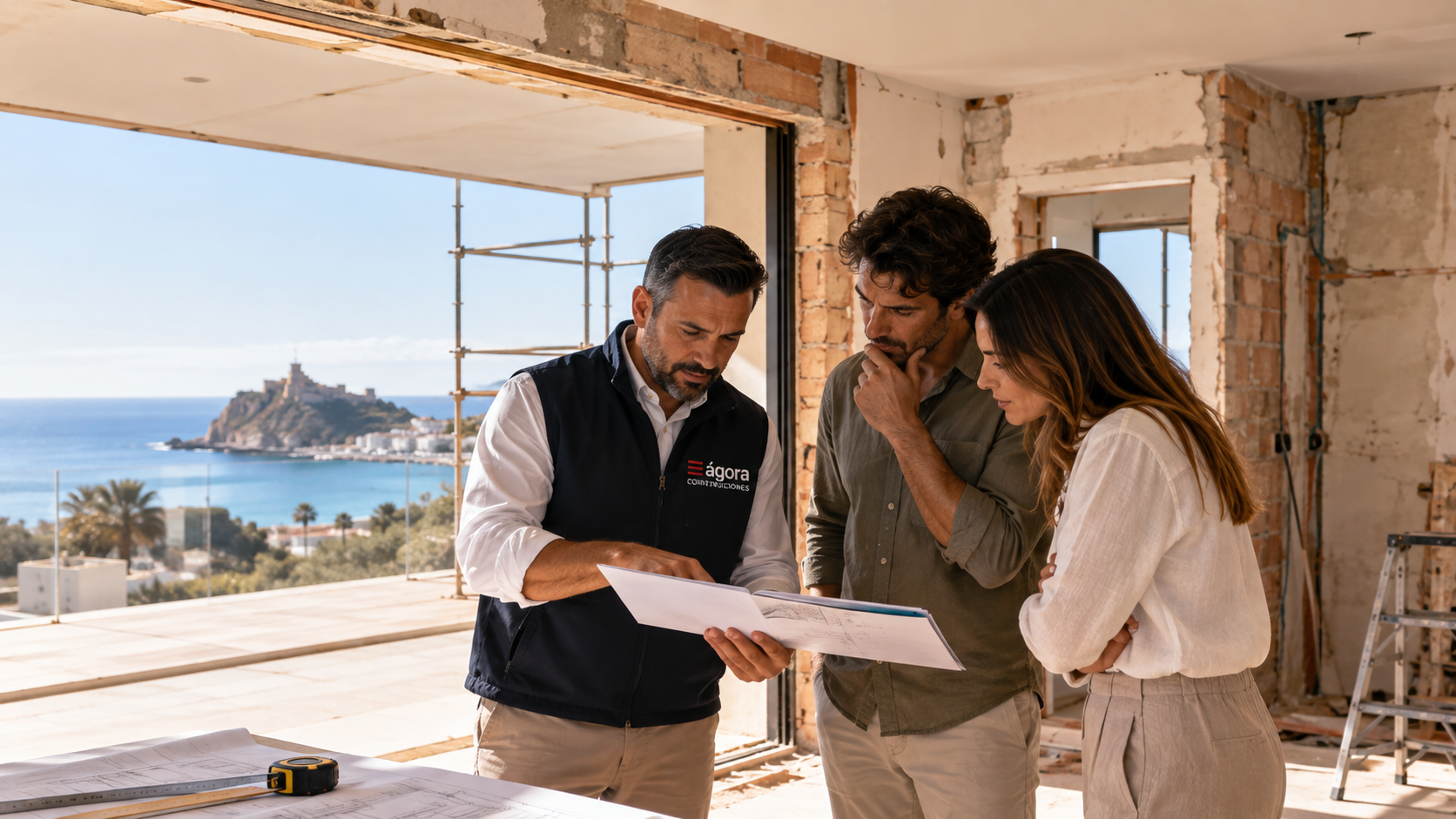 Reunión de renovación frente al mar